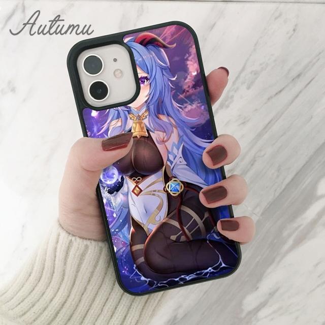 Genshin Impact GanYu Phone Case for iPhone 11 12 13 14 Pro Max Mini X XR XS SE 2020 6S 7 8 Plus Samsung Galaxy S21 S22 Shell