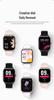 Bluetooth Calling Health Monitoring Sports Watch with Square Screen and Pedometer - I126 Model