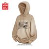 MINISO Men's American Style Hooded Graphic Sweatshirt Z