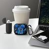 Blaue Blumen Kopfhörerhüllen Hülle für Airpods 1 4 Pro3 Pro2 Pro 2 3