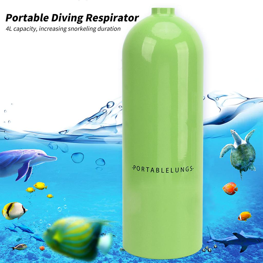 Outdoor Snorkeling Gear Kit Diving Respirator Oxygen Tank Breathing Regulator Adjustable Backpack