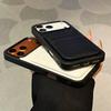 Dual Card Holder Wallet Shockproof Case For iPhone 17 Air 16 15 14 13 12 11 Pro Max Plus Lychee Leather Patterned Bumper Cover
