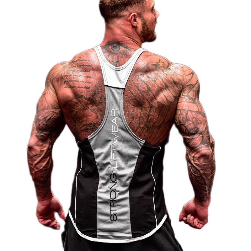 Grenzüberschreitendes Muscle Brothers Herren Y-Back Fitness Tank: Atmungsaktive, Elastische Sport- & Freizeitbekleidung