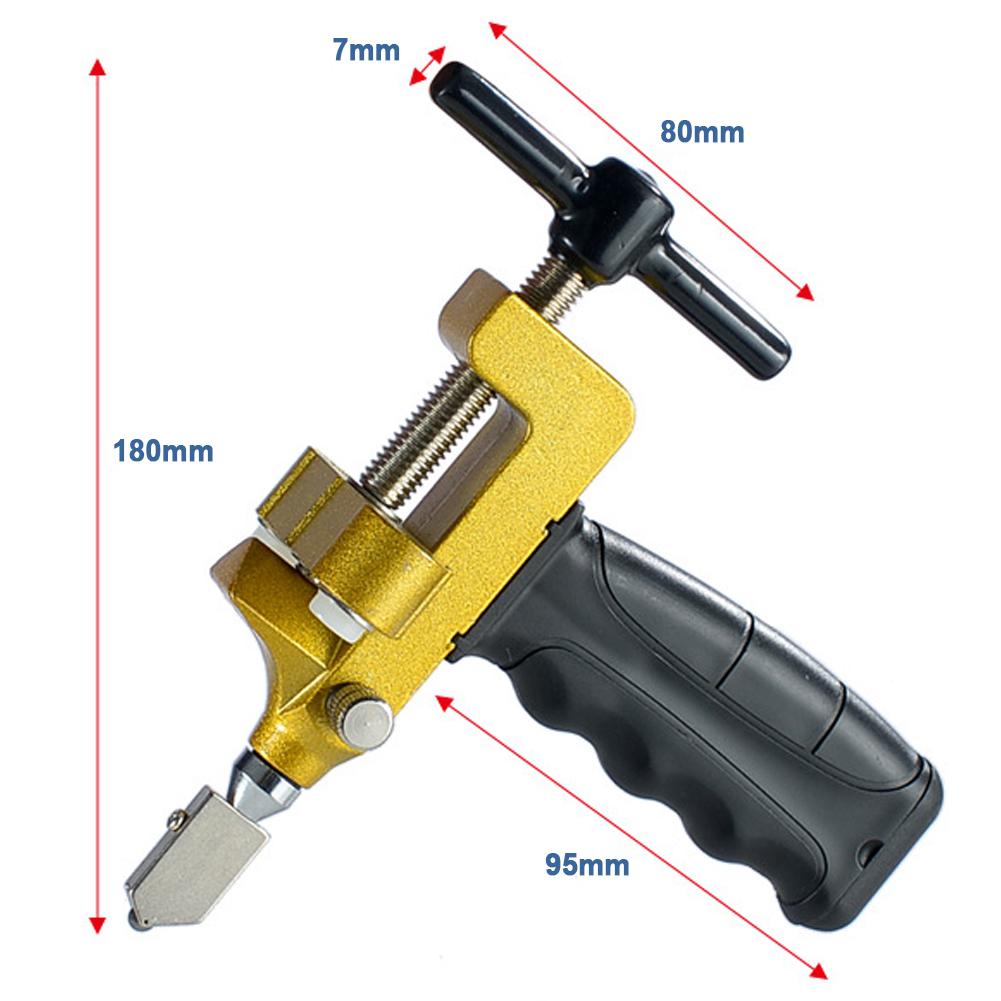 Portable Manual Glass Tile Tile Opener Glass Tile Cutter Hand-Held Replacement Cutter Heads Ceramic