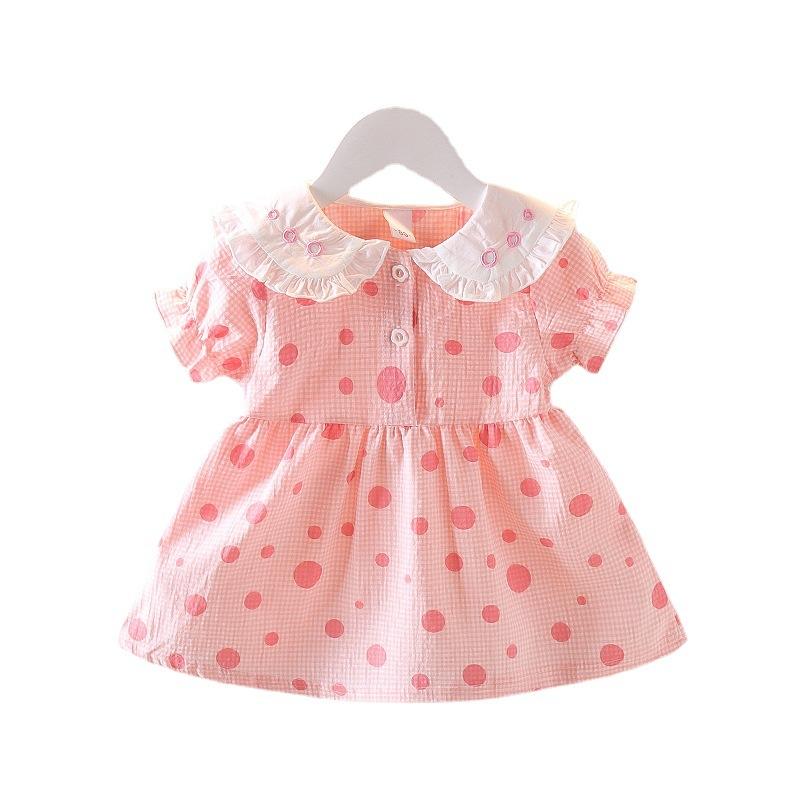Summer Girls Prinss Dress Cute Baby Toddler Fashionable Infant Party Gown For Little Kids