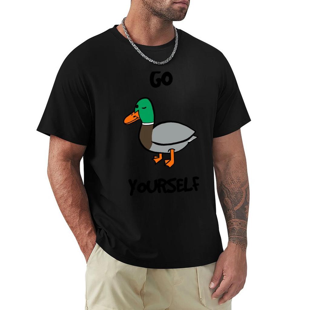 Go Duck Yourself Tshirt Fashion Simple Casual Tee Shirt
