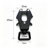 Dog Leash Locking Clasp 360° Swivel Frog Clip Tangle-Free Quick Release Hook for Pet Training Outdoor Activities