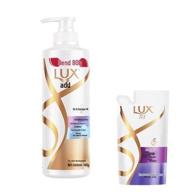 Lux Refreshing Oil Control & Shine Shampoo Set (480g + 200g)