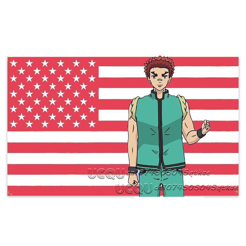 New American Flag Nanxiong Qimu Anime Tapestry Dormitory Bedhead Decoration Sofa Living Room Background Decoration Cloth