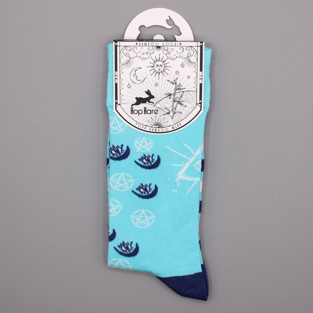 Pentagram Socks Evil Eye Small-Medium