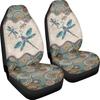 Talayituse Boho Dragonfly Print Car Seat Covers Set of 2, Breathable Front Bucket Seats Protector Auto Interior Accessories Decor Universal for Truck