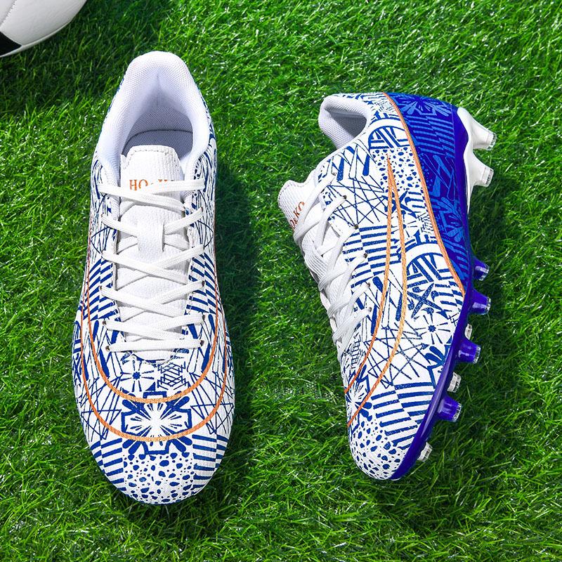 Foreign trade football shoes low top long nails broken nails youth students artificial turf training shoes sports shoes
