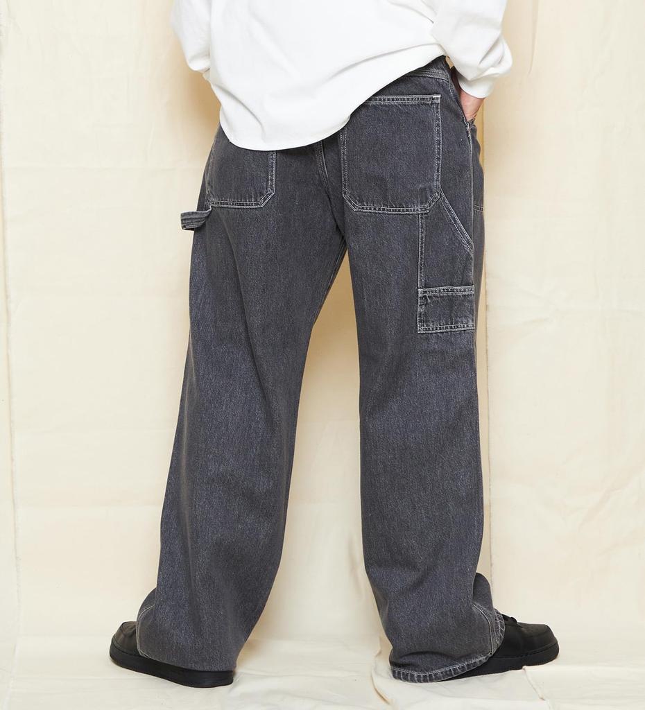 Lee Double Knee Wide Painter Denim Dark Size XL Men's Pants, Gray,