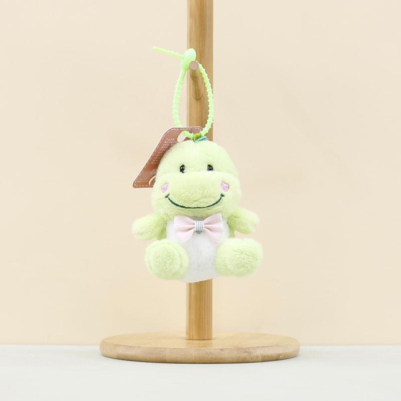 Adorable Plush Dinosaur Keychain Soft Cartoon Toy Bag Charm Stuffed Animal