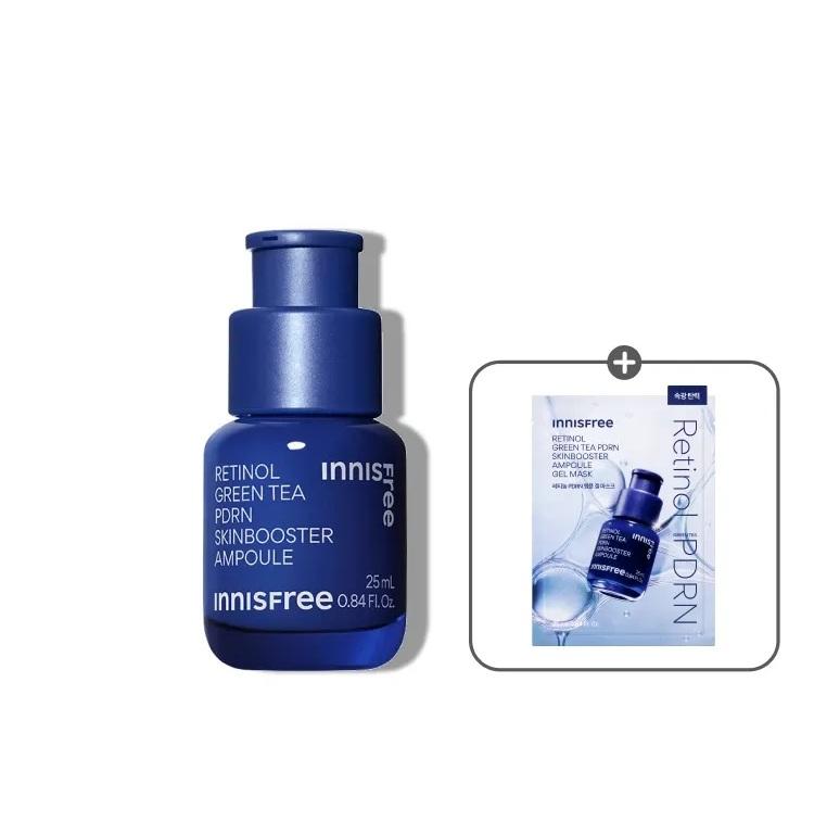 Innisfree Retinol PDRN Skin Booster Ampoule Firming Repair Serum 25mL