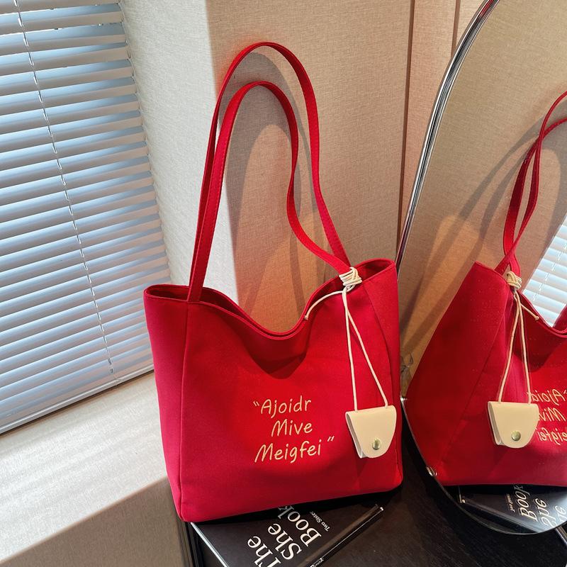 Casual Large-capacity Lightweight Handbag Female New Student Class Commute Shoulder Underarm Tote Bag