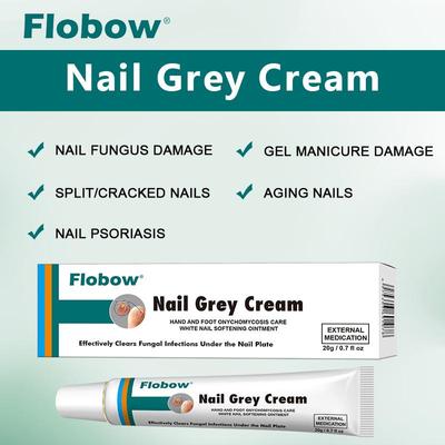 Nail Grey Cream Repairs Damaged Nails, Strengthens Nails, Promotes Nail Health