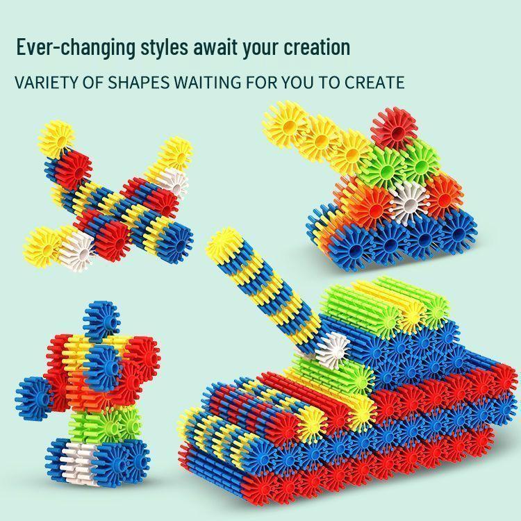 Attrezzatura Educativa per Bambini Blocchi di Costruzione Puzzle 3D Giocattoli