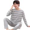 Spot Men's Long Sleeve Pajamas - Spring/Fall Home Wear, Youth/Middle-aged Thin Winter Set