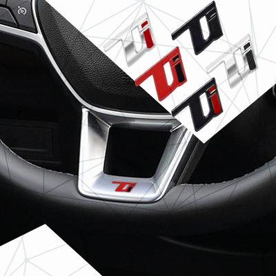 Insigne Métal 3D Édition TI VELOCE Emblème Volant de Voiture Autocollant LOGO Décor Pour Romeo Giulia Stelvio Giulietta Mito