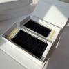 Cashmere Lash Extensions Black Volume Lash Trays Custom Matte Black 4-25mm Individual Cashmere Eyelash Extension