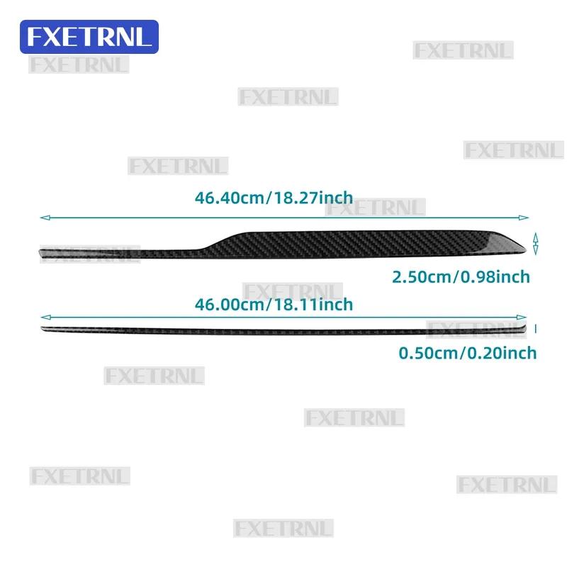 Accessories Styling Parts Passenger Dashboard Trim StripFor Subaru Forester 2025 2026 2027 Real Soft Carbon Fiber Interior Car