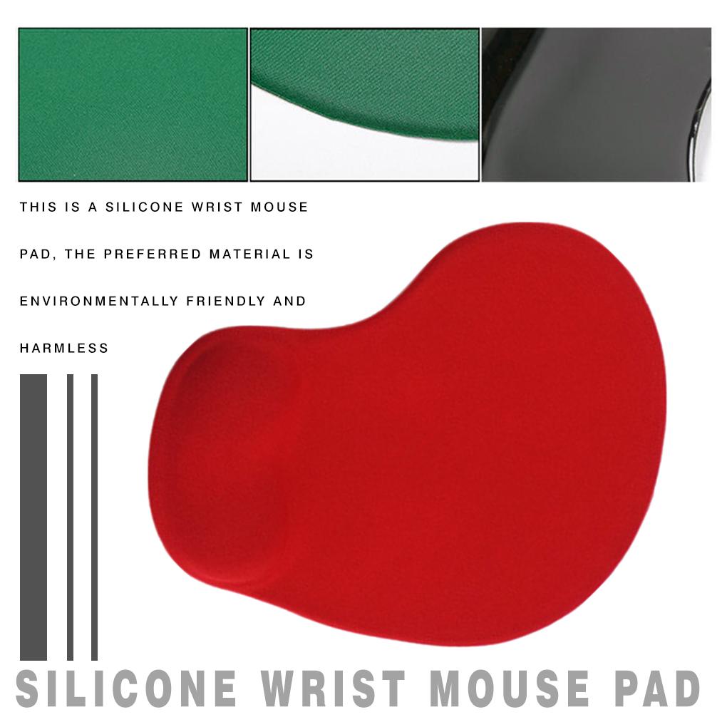 Mouse Mat Wrist Support Mice Pad Non-Slip Silica Gel Rest Mat Laptop