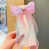 Super Fairy Bow Headwear  Hair Band Girls' Hair Tie  Hair Ribbon  Pearl Tassel  Braid  Hair Clip  Girls' Hair Accessory  Children's Hair Clip