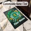 Crystal Velvet Rug Sporting CP Print Custom Name Text Floor Mat Home Decor