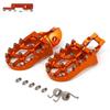 Aluminum Alloy Footpegs for SX125/250 SXF/XCF/250/350/450 Off-Road Motorcycles