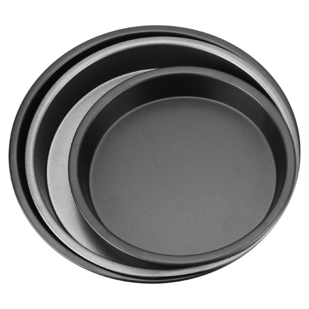 Carbon Steel Pans Pizza Bakeware Dish DIY Baking Tool Kitchen Baking