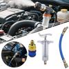30ml Ac Oil Dye Injector With R134a Low Side Quick Coupler 1/4 Sae Refrigerant Filling Tool For Car A/c Maintenance