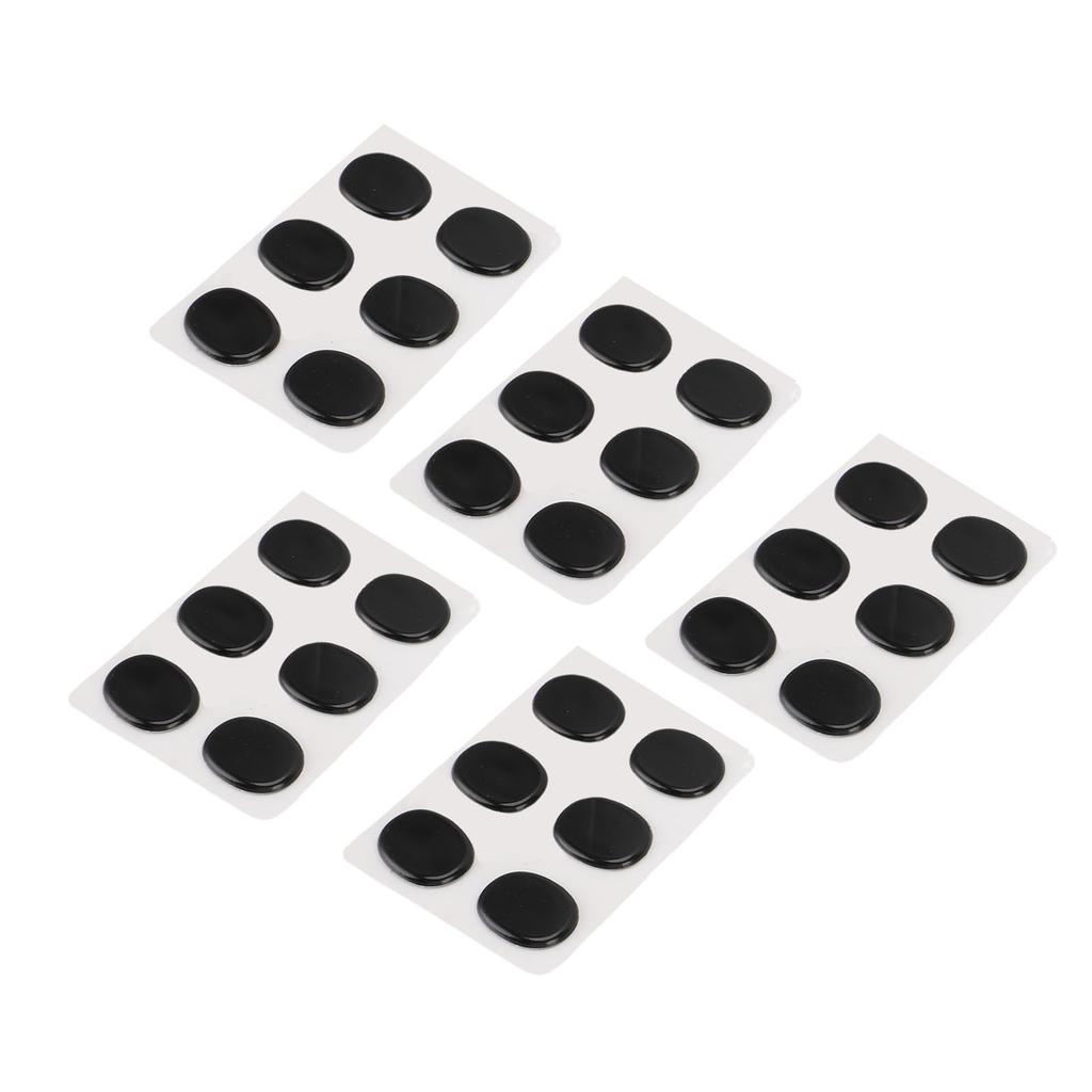 30 Pcs   Gel Pad Self Adhesive Soft Silicone Muffling Gel Pads   Dampeners for   Control
