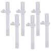6Pcs Water Cup Drinking Nozzles Universal Silicone Replacement Straws Reusable Bottle Straw for Fitness Enthusiasts
