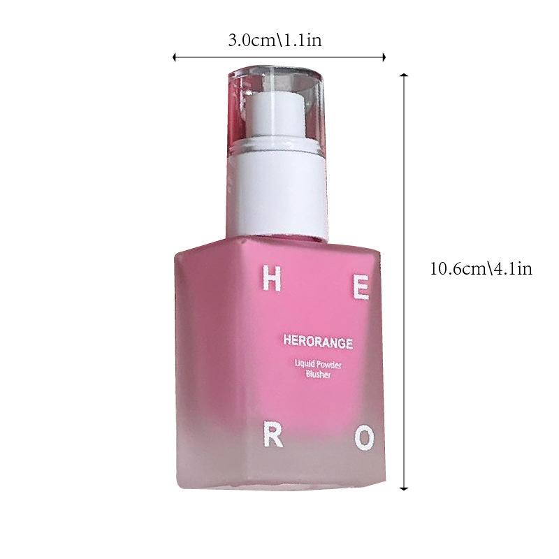 Herorange 4Colors Liquid Blush Pressed Blush Moisturizing Color Enhancing Face Eyes Lips Women'S Makeup Create Rouge Blush Cream