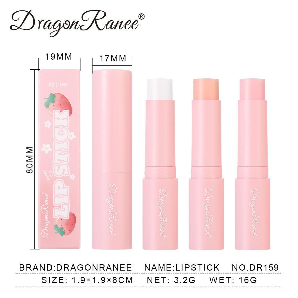 Dragon Ranee Strawberry Tinted Lip Balm - Moisturizing, Color-Changing, Hydrating