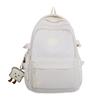 Schoolbag Japanese ins high school junior high school student college student schoolbag female, college style backpack solid color simple versatile 