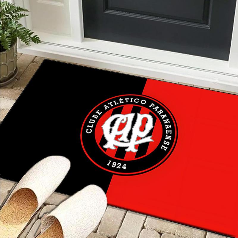 1PC rug Atletico Paranaense Crest Carpet, Chair Rug,Area Rug for Office Bedroom living rooms bedroom, Doormat decor Christmas fan gifts