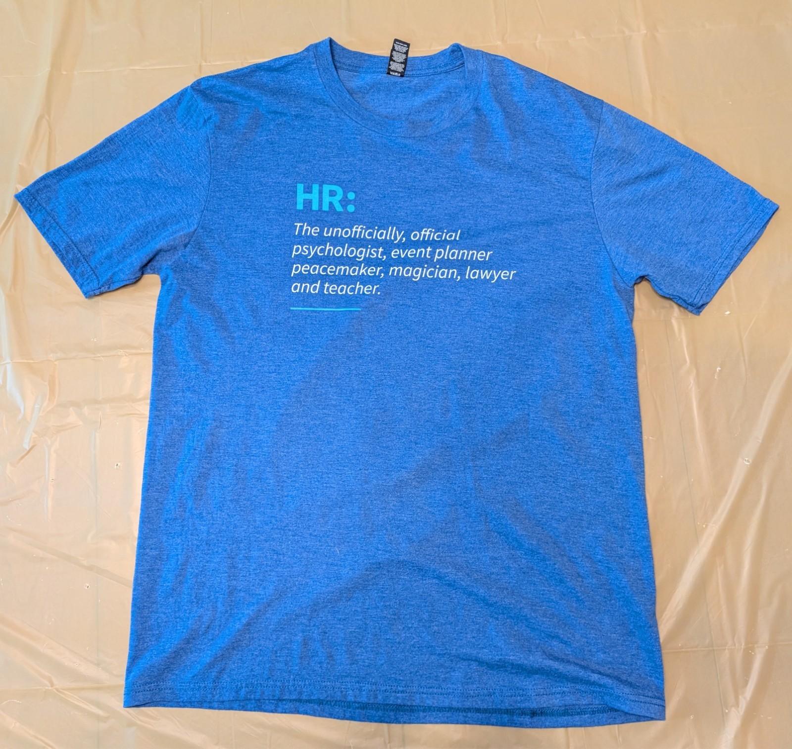 Human Resources Funny Large Blue ApplicantPro Perfect Tri Unisex T-Shirt L