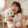 Rose Teddy Bear Plush Toy - Mother's Day Gift, Cute Teddy Bear Hugging Pillow, 25cm Tall, Small Size, Animal Plush Toy, Fun Gift, Back-to-School