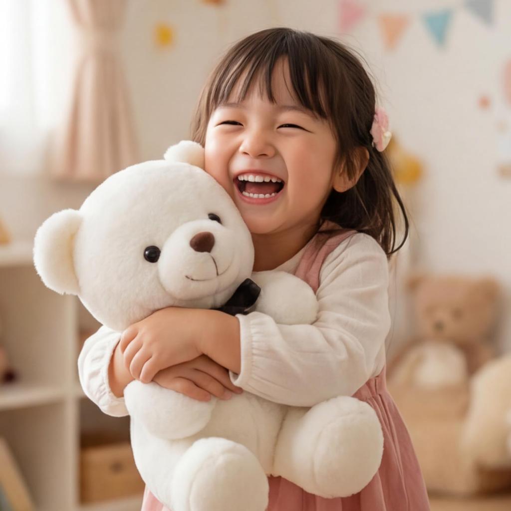 Rose Teddy Bear Plush Toy - Mother's Day Gift, Cute Teddy Bear Hugging Pillow, 25cm Tall, Small Size, Animal Plush Toy, Fun Gift, Back-to-School