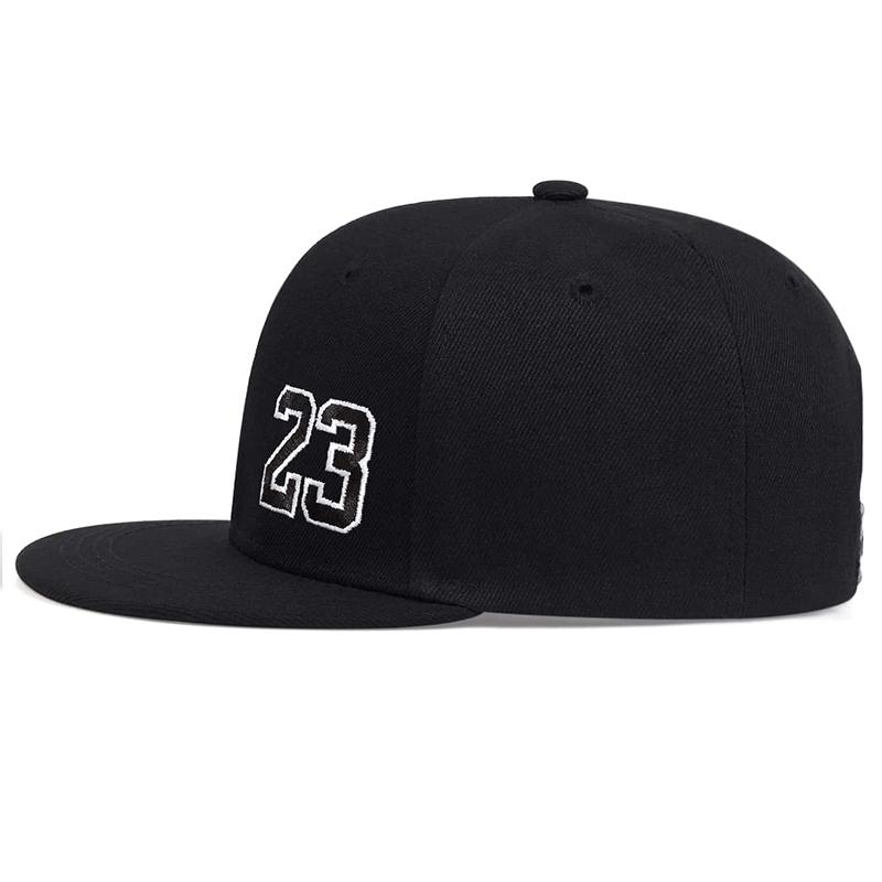 Unisex 23 Stickerei Hip-Hop Mützen Mode Outdoor Verstellbare Lässige Baseballkappen Sonnenschutzhut