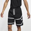 Nike Throwback Basketball Sports Breathable Shorts Men Bottoms Black White AJ3899-010
