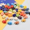 10pcs Ceramic Fish-shaped Bead Fresh Color Jewelry Making Material  Student