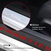 Car Door Sill Protector Compatible With Nissan Frontier Accessories, For Frontier Sill Scuff Plate Sticker Decoration