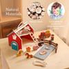 Cross-Border Children's Educational Farm Animal Shape Building Blocks for Early Cognitive Learning