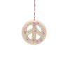 The Seasonal Gift Co. Felt Peace Sign Hanging Decoration
