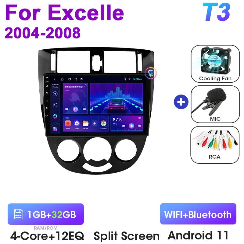 For Chevrolet Lacetti J200 For Buick Excelle Hrv For Daewoo Gentra 2 2 Din Android 12 Car Radio Multimedia Video Player Carplay