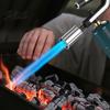 Gartenkochtorch Verstellbarer Outdoor-Propanbrenner Handheld-Flammenwerfer Lagerfeuer Holzkohleanzünder für BBQ-Grill Anbraten von Steak Sous