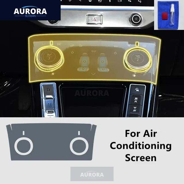 

For JAGUAR I-PACE 18-21 Navigation Screen Transparent TPU Protective Film Anti-scratch Repair Film Accessories Refit For Air Screen